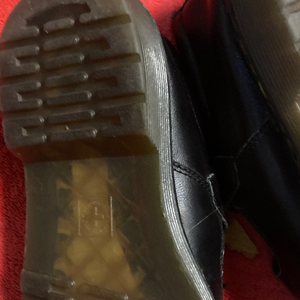 Kids Dr Martens Black Leather Mary Jane Shoes Size US 3 - Picture 6 of 8